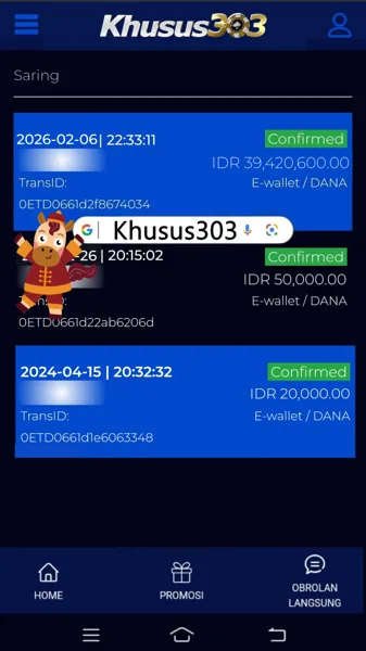 KHUSUS303 WD Cepat DANA OVO GoPay